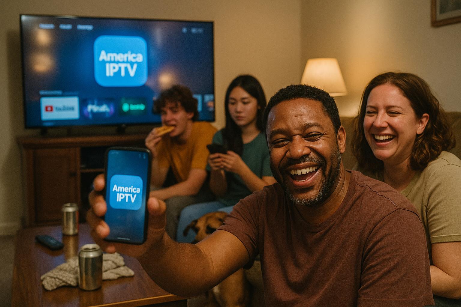 Streaming live sports on a smart TV from the couch